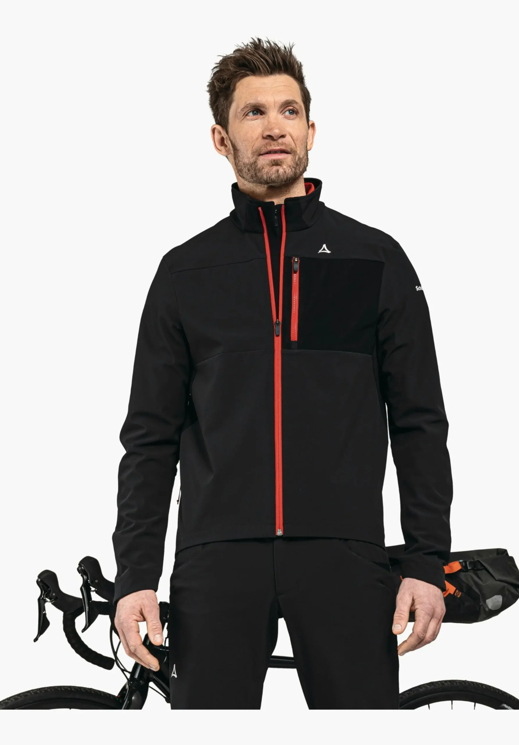 Bike<SCHÖFFEL Bike Bike softshell jacket in a material mix