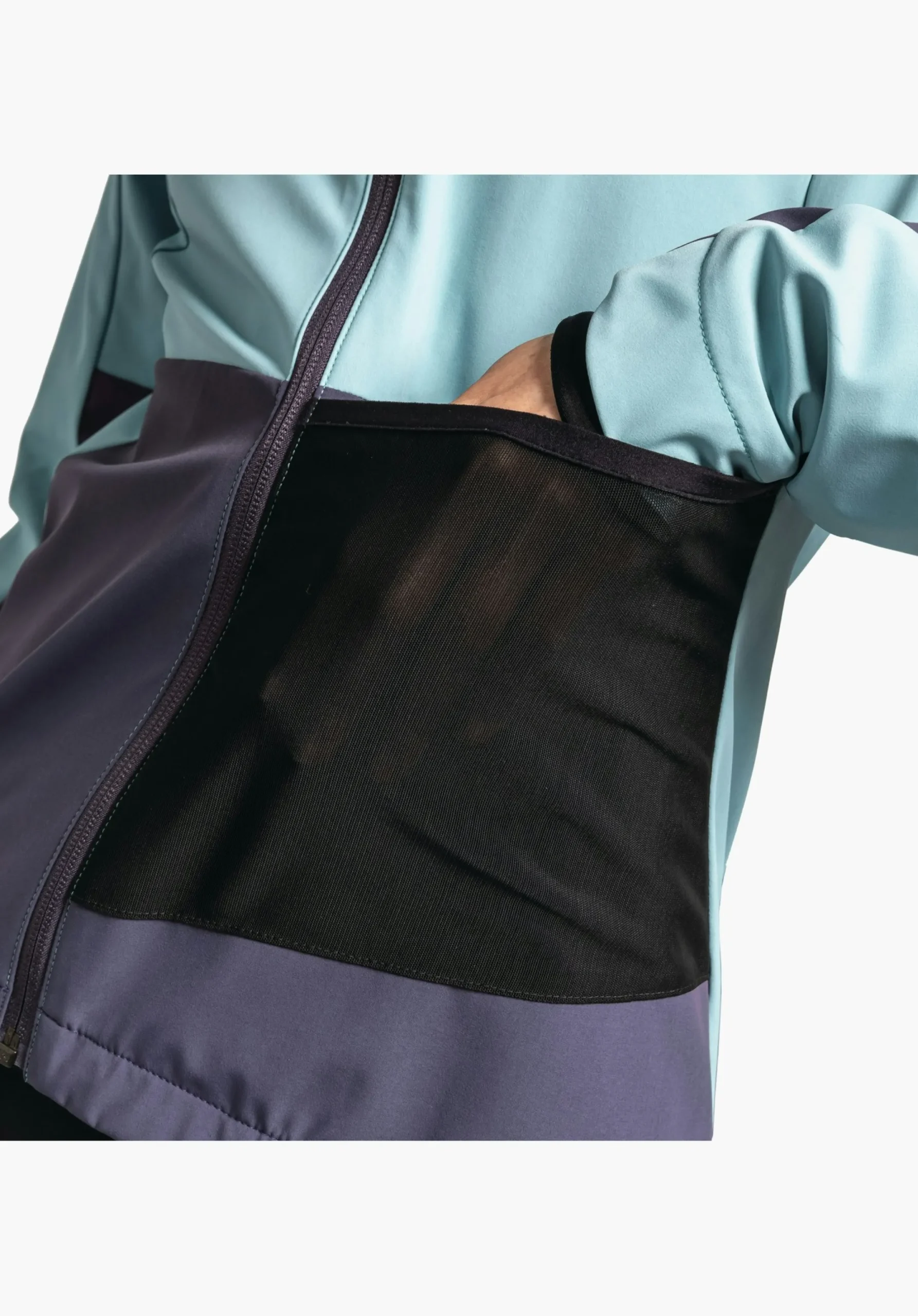 Bike<SCHÖFFEL Bike Bike softshell jacket in a material mix
