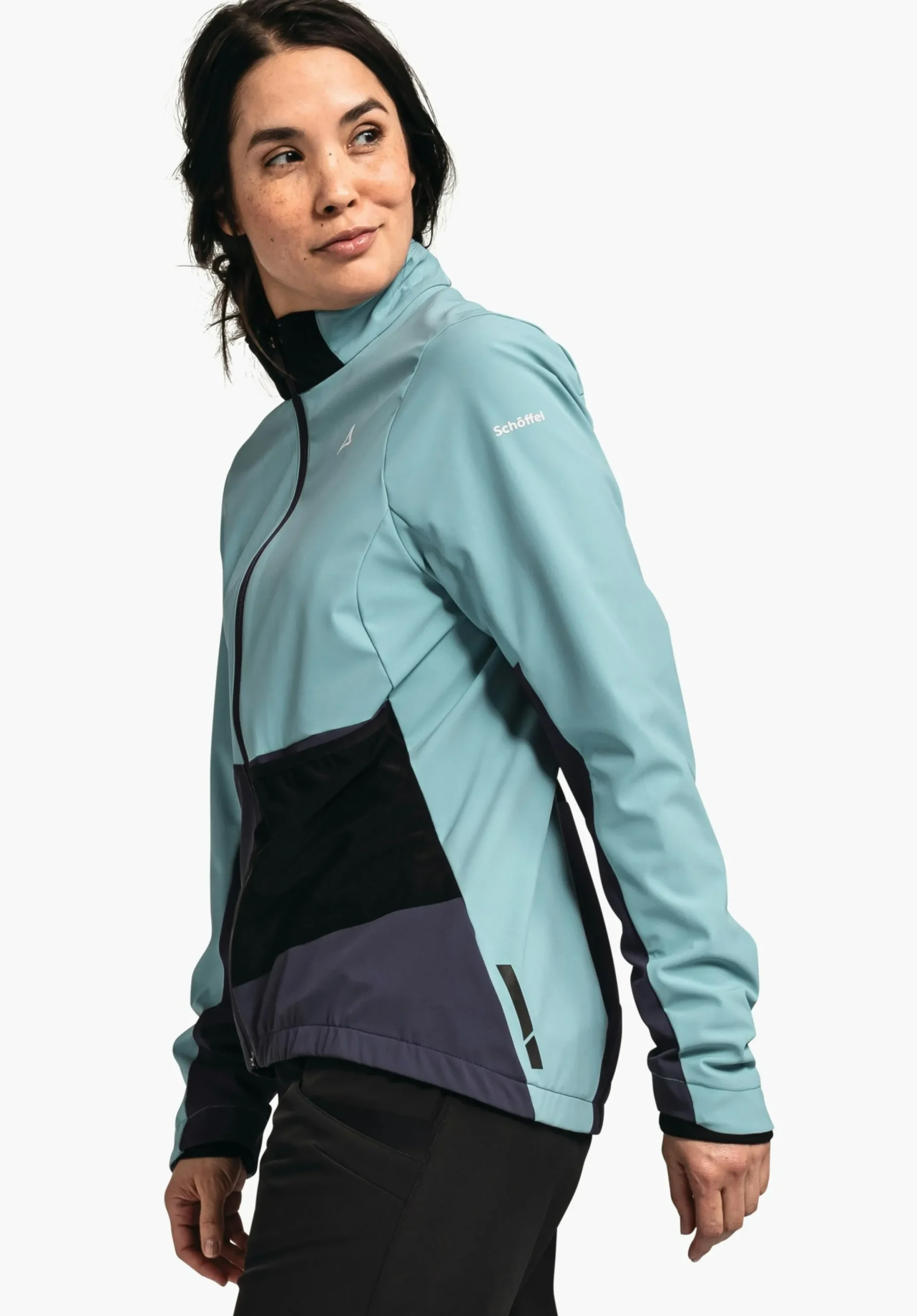 Bike<SCHÖFFEL Bike Bike softshell jacket in a material mix