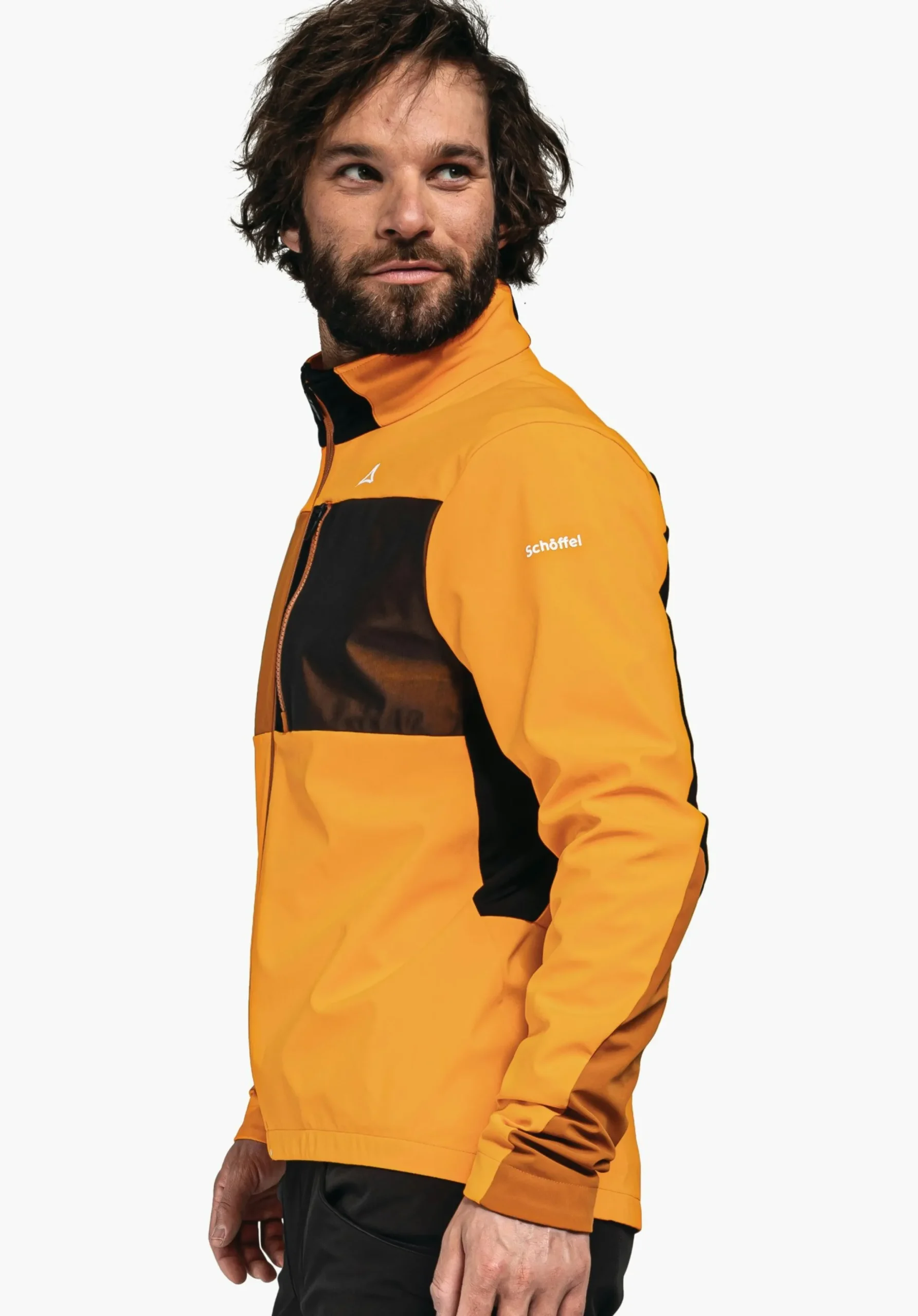 Bike<SCHÖFFEL Bike Bike softshell jacket in a material mix