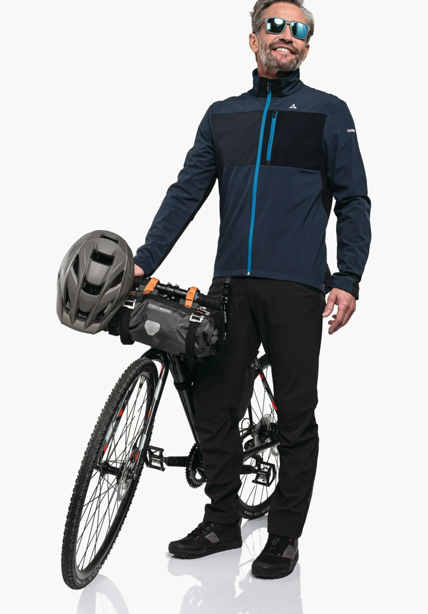 Bike<SCHÖFFEL Bike Bike softshell jacket in a material mix