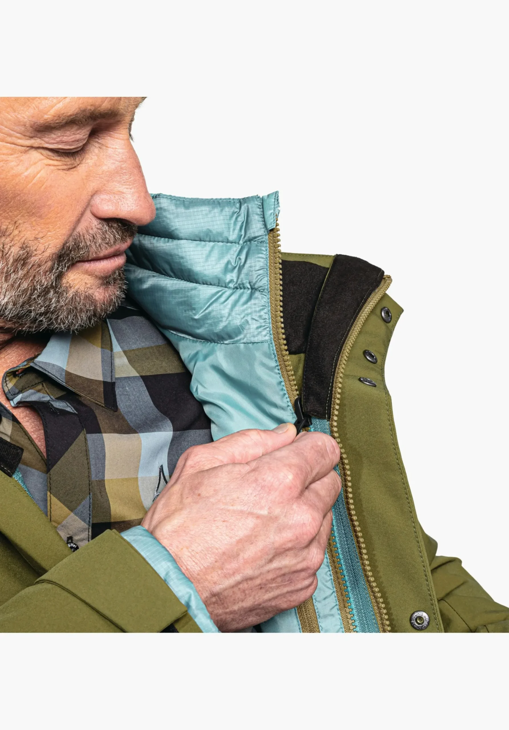 Trek & Hike|Double Jackets<SCHÖFFEL Trek & Hike|Double Jackets 3in1 hiking jacket with thermal inner