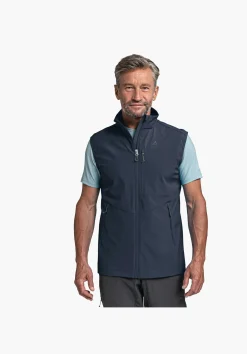 SCHÖFFEL Softshell vest in purist design