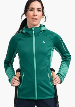 Trek & Hike<SCHÖFFEL Trek & Hike Sporty fleece hoody in material mix