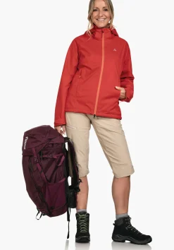 Trek & Hike|Outdoor Jackets<SCHÖFFEL Trek & Hike|Outdoor Jackets Stretchy rain jacket with pack-away bag