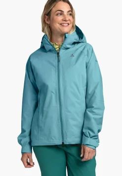 Trek & Hike|Outdoor Jackets<SCHÖFFEL Trek & Hike|Outdoor Jackets Stretchy rain jacket with pack-away bag