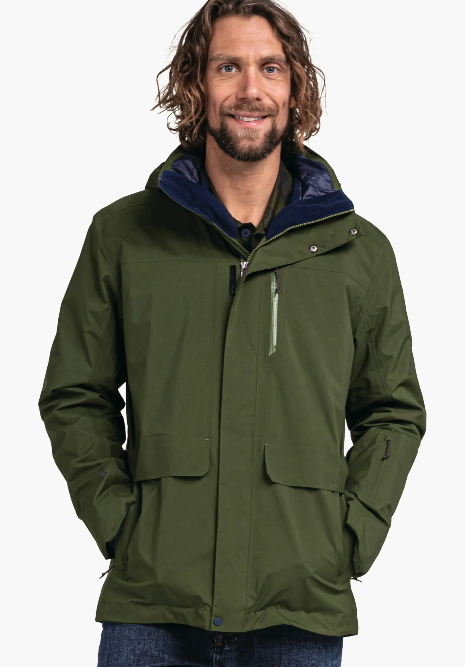 Travel/Leisure|Double Jackets<SCHÖFFEL Travel/Leisure|Double Jackets Waterproof and fashionable 3in1 parka