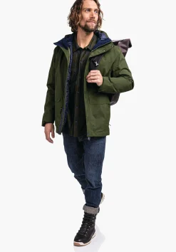 Travel/Leisure|Double Jackets<SCHÖFFEL Travel/Leisure|Double Jackets Waterproof and fashionable 3in1 parka