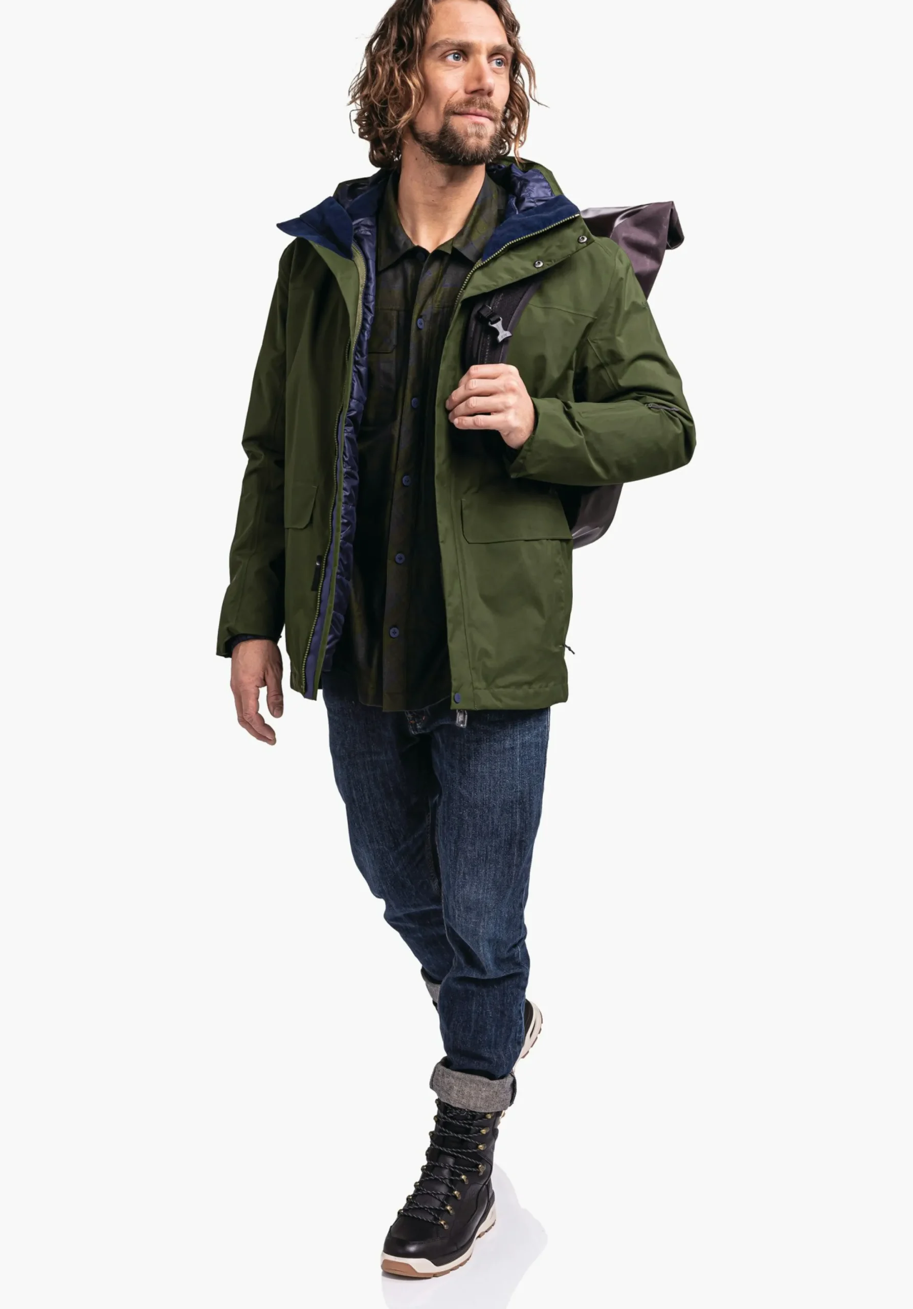 Travel/Leisure|Double Jackets<SCHÖFFEL Travel/Leisure|Double Jackets Waterproof and fashionable 3in1 parka