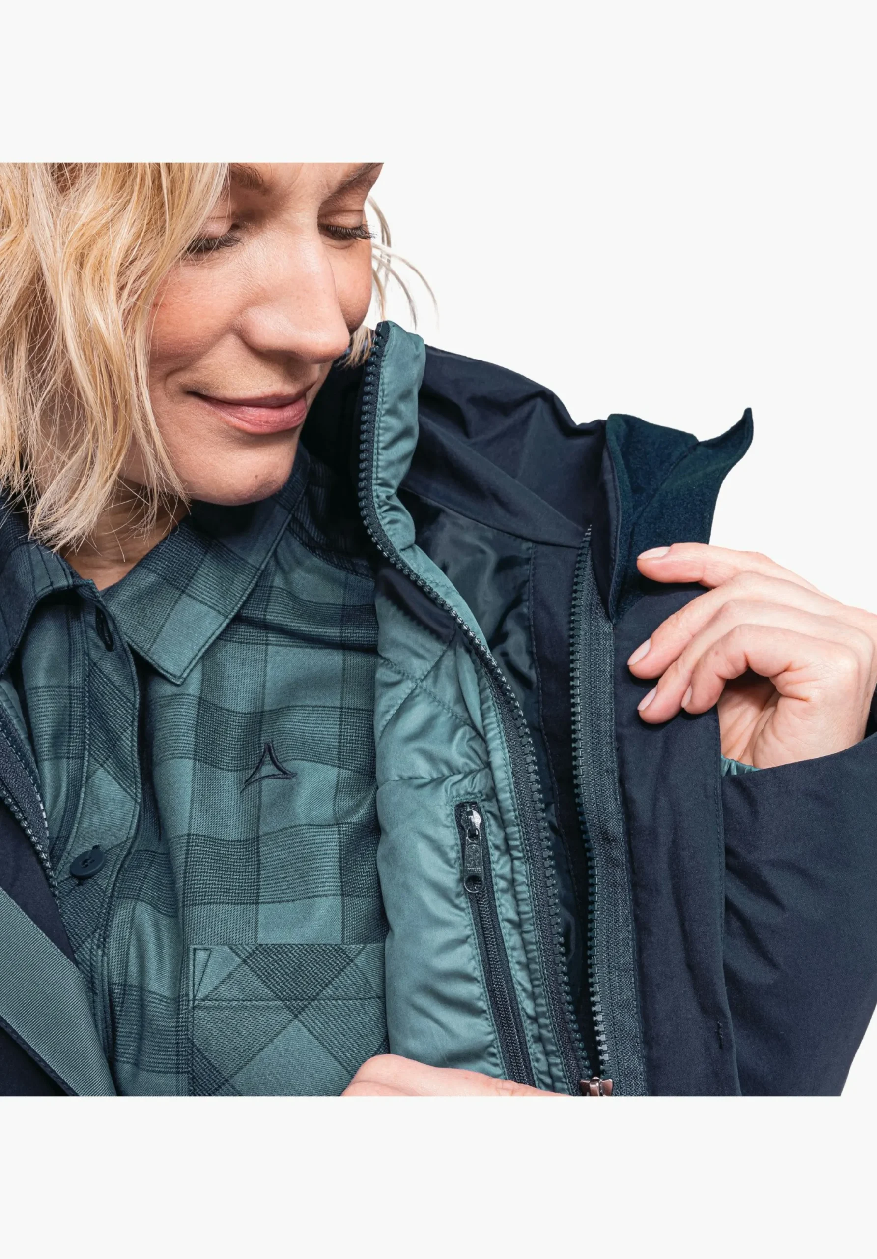 Travel/Leisure|Double Jackets<SCHÖFFEL Travel/Leisure|Double Jackets Waterproof and fashionable 3in1 parka