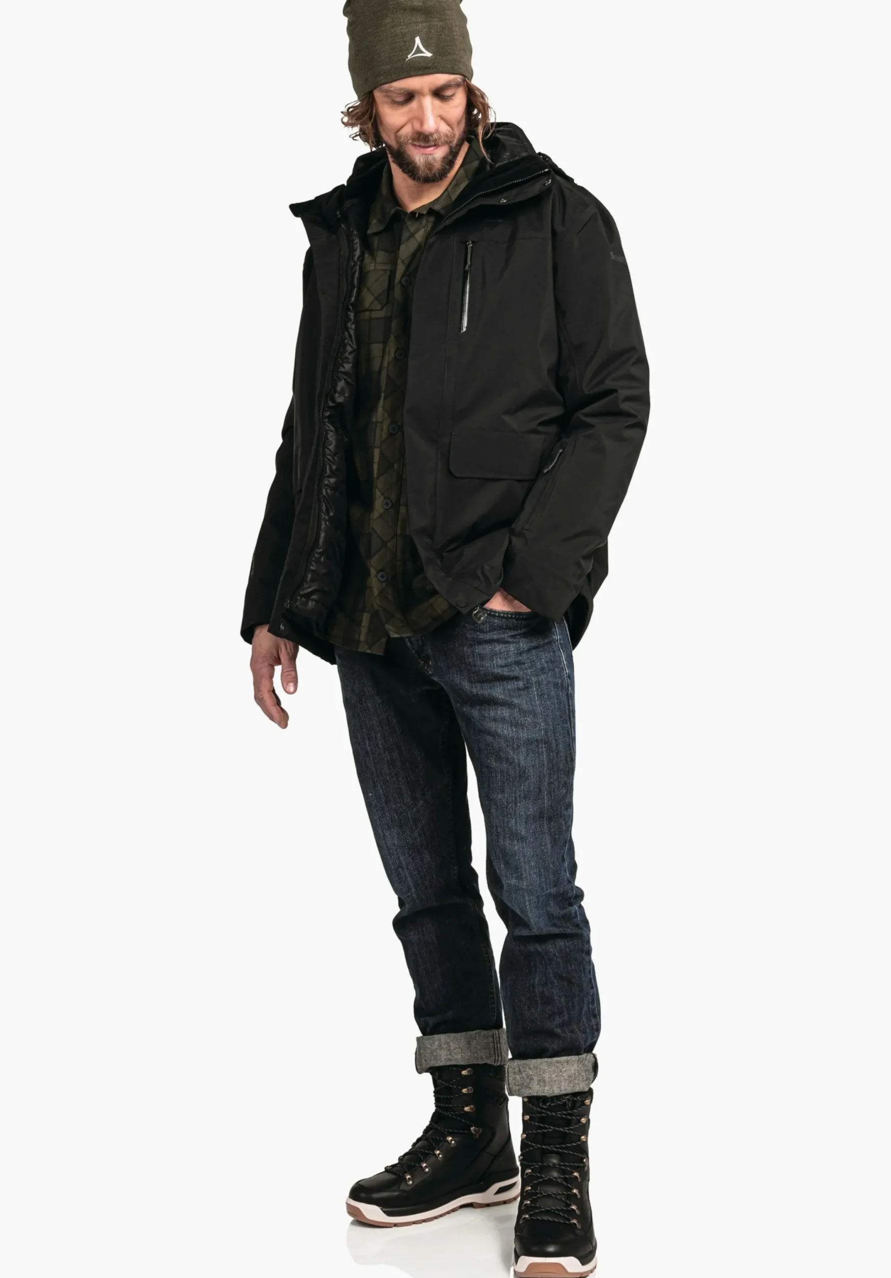 Travel/Leisure|Double Jackets<SCHÖFFEL Travel/Leisure|Double Jackets Waterproof and fashionable 3in1 parka